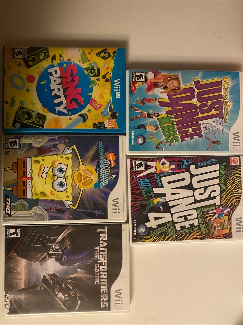 Nintendo Wii Game Lot